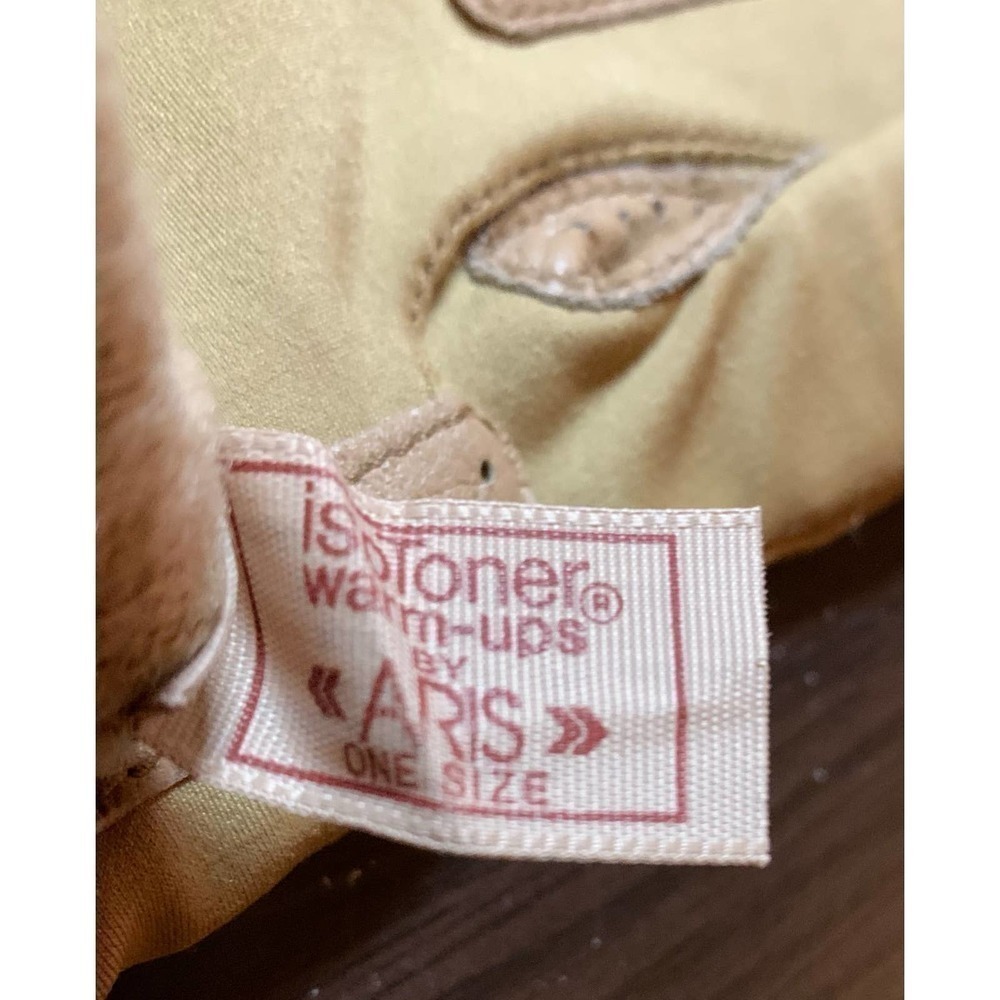 Vintage ISOTONER Aris Warm-Ups Ladies Womens One-size OSFA Lined tan Gloves - Picture 6 of 11
